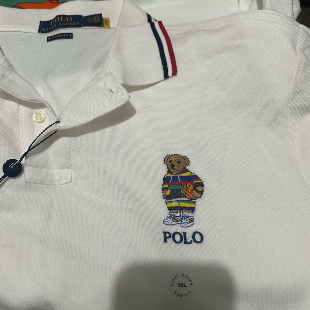 NWT Polo by Ralph Lauren Polo Bear Mesh Short-Sleeve Polo Shirt - Picture 8 of 9